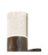 Springwater Diamond Pattern Wall Lamp Bubble Acrylic Shade 1 x GU10 IP54 Dark Brown/Clear -6