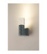 Springwater Diamond Pattern Wall Lamp Bubble Acrylic Shade 1 x GU10 IP54 Grey/Clear -3