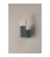 Springwater Diamond Pattern Wall Lamp Bubble Acrylic Shade 1 x GU10 IP54 Grey/Clear -7