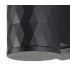 Springwater Diamond Pattern Wall Lamp Short Diagonal Pattern Acrylic Shade 1 x GU10 IP54 Black/Clear/Frosted -6