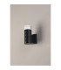 Springwater Diamond Pattern Wall Lamp Short Diagonal Pattern Acrylic Shade 1 x GU10 IP54 Black/Clear/Frosted -7