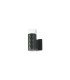 Springwater Diamond Pattern Wall Lamp Short Diagonal Pattern Acrylic Shade 1 x GU10 IP54 Grey/Clear/Frosted -1