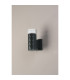 Springwater Diamond Pattern Wall Lamp Short Diagonal Pattern Acrylic Shade 1 x GU10 IP54 Grey/Clear/Frosted -6