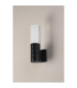 Springwater Diamond Pattern Wall Lamp Tall Diagonal Pattern Acrylic Shade 1 x GU10 IP54 Black/Clear/Frosted -7
