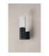Springwater Diamond Pattern Wall Lamp Tall Diagonal Pattern Acrylic Shade 1 x GU10 IP54 Grey/Clear/Frosted -7