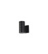 Springwater Diamond Pattern Wall Lamp Dome Acrylic Shade 1 x GU10 IP54 Black/Clear/Frosted -1
