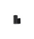 Springwater Diamond Pattern Wall Lamp Dome Acrylic Shade 1 x GU10 IP54 Black/Clear/Frosted -4