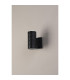 Springwater Diamond Pattern Wall Lamp Dome Acrylic Shade 1 x GU10 IP54 Black/Clear/Frosted -7