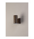 Springwater Diamond Pattern Wall Lamp Dome Acrylic Shade 1 x GU10 IP54 Dark Brown/Clear/Frosted -6