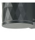 Springwater Diamond Pattern Wall Lamp Dome Acrylic Shade 1 x GU10 IP54 Grey/Clear/Frosted -6