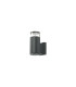 Springwater Ribbed Line Wall Lamp X Pattern Acrylic Shade 1 x GU10 IP54 Grey/Clear/Frosted -4