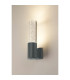 Springwater II Ribbed Line Wall Lamp Bubble Acrylic Shade 1 x GU10 IP54 Grey/Clear -3