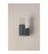 Springwater Ribbed Line Wall Lamp Horizontal Line Acrylic Shade 1 x GU10 IP54 Grey/Clear/Frosted -7
