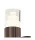 Springwater Ribbed Line Wall Lamp Tier Pattern Acrylic Shade 1 x GU10 IP54 Dark Brown/Clear -6