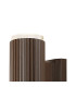 Springwater Ribbed Line Wall Lamp Shallow Acrylic Shade 1 x GU10 IP54 Dark Brown/Clear/Frosted -6