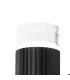 Springwater Ribbed Line Wall Lamp Short Diagonal Pattern Acrylic Shade 1 x GU10 IP54 Black/Clear/Frosted -5