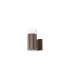 Springwater Ribbed Line Wall Lamp Short Diagonal Pattern Acrylic Shade 1 x GU10 IP54 Dark Brown/Clear/Frosted -1