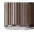 Springwater Ribbed Line Wall Lamp Short Diagonal Pattern Acrylic Shade 1 x GU10 IP54 Dark Brown/Clear/Frosted -6