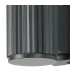 Springwater Ribbed Line Wall Lamp Short Diagonal Pattern Acrylic Shade 1 x GU10 IP54 Grey/Clear/Frosted -6