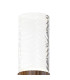 Springwater Ribbed Line Wall Lamp Tall Diagonal Pattern Acrylic Shade 1 x GU10 IP54 Dark Brown/Clear/Frosted -5