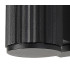 Springwater Ribbed Line Wall Lamp Dome Acrylic Shade 1 x GU10 IP54 Black/Clear/Frosted -6