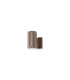 Springwater Ribbed Line Wall Lamp Dome Acrylic Shade 1 x GU10 IP54 Dark Brown/Clear/Frosted -4