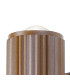Springwater Ribbed Line Wall Lamp Dome Acrylic Shade 1 x GU10 IP54 Dark Brown/Clear/Frosted -5