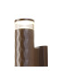 Springwater Diamond Pattern Wall Lamp X Pattern Acrylic Shade 2 x GU10 IP54 Dark Brown/Clear/Frosted -6
