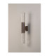 Springwater II Diamond Pattern Wall Lamp Bubble Acrylic Shade 2 x GU10 IP54 Dark Brown/Clear -7