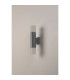 Springwater Diamond Pattern Wall Lamp Horizontal Line Acrylic Shade 2 x GU10 IP54 Grey/Clear/Frosted -8