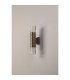 Springwater Diamond Pattern Wall Lamp Tier Pattern Acrylic Shade 2 x GU10 IP54 Dark Brown/Clear -7