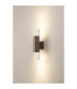 Springwater Diamond Pattern Wall Lamp Bubble Acrylic Shade 2 x GU10 IP54 Dark Brown/Clear -3