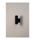 Springwater Diamond Pattern Wall Lamp Shallow Acrylic Shade 2 x GU10 IP54 Black/Clear/Frosted -7