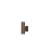 Springwater Diamond Pattern Wall Lamp Shallow Acrylic Shade 2 x GU10 IP54 Dark Brown/Clear/Frosted -4