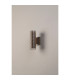 Springwater Diamond Pattern Wall Lamp Shallow Acrylic Shade 2 x GU10 IP54 Dark Brown/Clear/Frosted -7