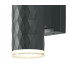 Springwater Diamond Pattern Wall Lamp Shallow Acrylic Shade 2 x GU10 IP54 Grey/Clear/Frosted -7