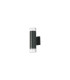 Springwater Diamond Pattern Wall Lamp Short Diagonal Pattern Acrylic Shade 2 x GU10 IP54 Grey/Clear/Frosted -4