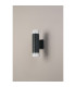 Springwater Diamond Pattern Wall Lamp Short Diagonal Pattern Acrylic Shade 2 x GU10 IP54 Grey/Clear/Frosted -8