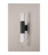 Springwater Diamond Pattern Wall Lamp Tall Diagonal Pattern Acrylic Shade 2 x GU10 IP54 Grey/Clear/Frosted -8