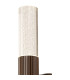 Springwater II Ribbed Line Wall Lamp Bubble Acrylic Shade 2 x GU10 IP54 Dark Brown/Clear -6