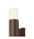 Springwater Ribbed Line Wall Lamp Horizontal Line Acrylic Shade 2 x GU10 IP54 Dark Brown/Clear/Frosted -6
