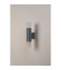 Springwater Ribbed Line Wall Lamp Horizontal Line Acrylic Shade 2 x GU10 IP54 Grey/Clear/Frosted -7