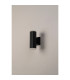 Springwater Ribbed Line Wall Lamp Shallow Acrylic Shade 2 x GU10 IP54 Black/Clear/Frosted -7