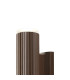 Springwater Ribbed Line Wall Lamp Shallow Acrylic Shade 2 x GU10 IP54 Dark Brown/Clear/Frosted -6