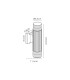 Springwater Ribbed Line Wall Lamp Short Diagonal Pattern Acrylic Shade 2 x GU10 IP54 Black/Clear/Frosted -2