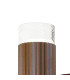 Springwater Ribbed Line Wall Lamp Short Diagonal Pattern Acrylic Shade 2 x GU10 IP54 Dark Brown/Clear/Frosted -5