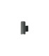 Springwater Ribbed Line Wall Lamp Dome Acrylic Shade 2 x GU10 IP54 Grey/Clear/Frosted -1