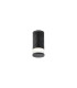 Springwater 6.4cm Diamond Pattern Ceiling X Pattern Acrylic Shade 1 x GU10 IP54 Black/Clear/Frosted -1