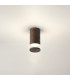 Springwater 6.4cm Diamond Pattern Ceiling X Pattern Acrylic Shade 1 x GU10 IP54 Dark Brown/Clear/Frosted -3