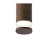 Springwater 6.4cm Diamond Pattern Ceiling X Pattern Acrylic Shade 1 x GU10 IP54 Dark Brown/Clear/Frosted -6